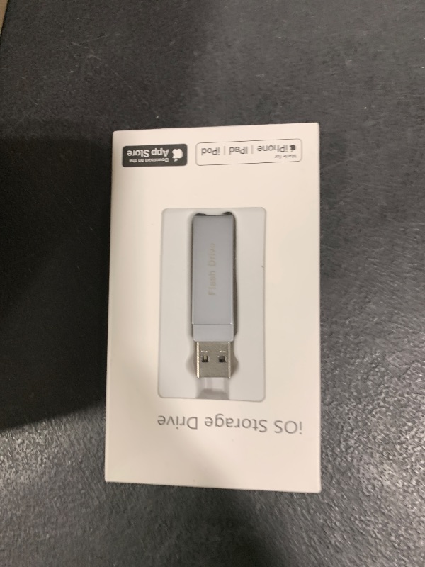 Photo 1 of MFi Certified 512GB Flash Drives 3.0 High Speed 3ni1 USB Stick External Storage for iPhone/PC/iPad/Android/More Devices for Photos and Videos Transfer Storage Backup(512-Grey)