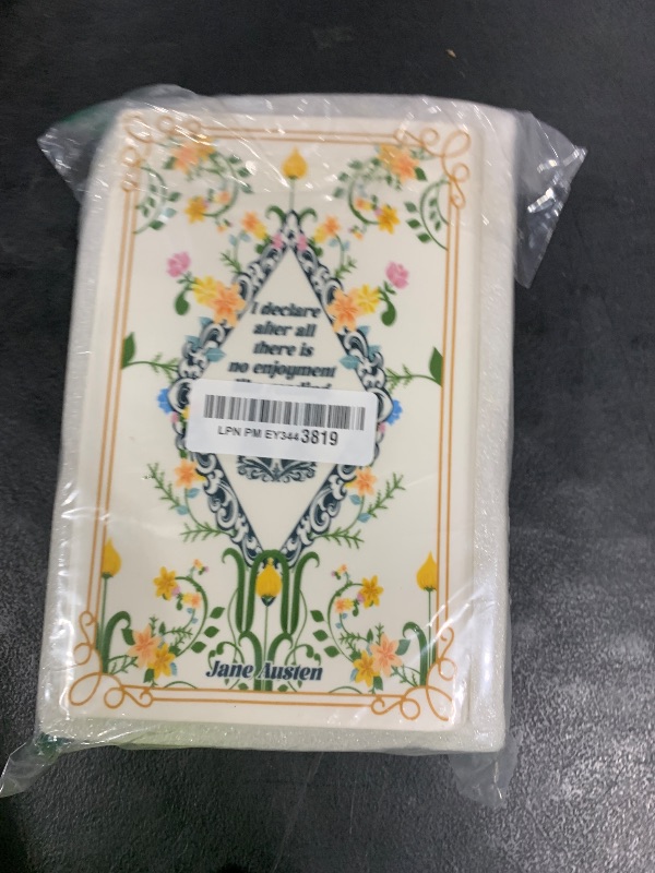 Photo 1 of vensovo Book Vase – Ceramic Book-Shaped Flower Vase, Pride and Prejudice Jane Austen Literary Decor, Decorative Novel Vase for Desk, Bookshelf, Home Office – Book Lover Gift, Housewarming Present