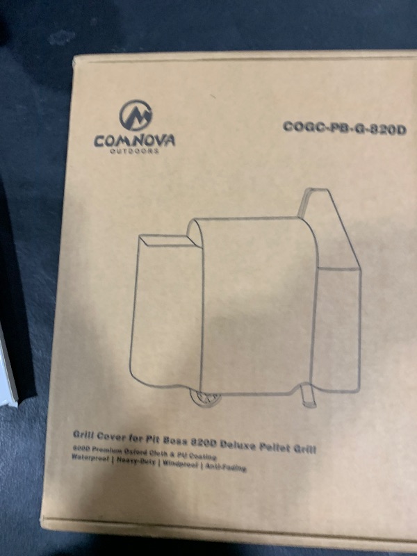 Photo 1 of Comnova Grill Cover for Pit Boss 820-850 - Z Grill 700 - Premium Wood Pellet Smoker Cover for Pitboss Waterproof & Heavy Duty, 600D Pellet BBQ Cover for Pit Boss 820 Deluxe, Pro 850 and Z Grill 700