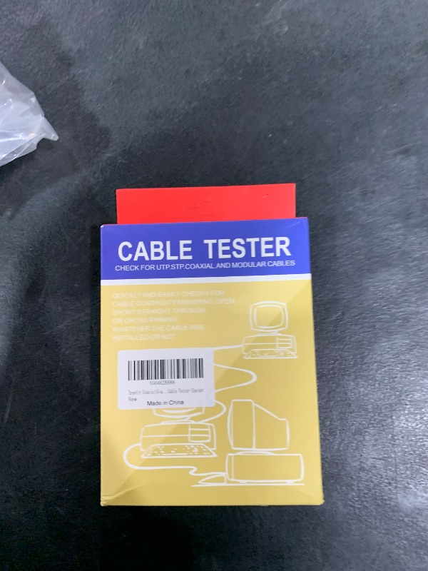 Photo 1 of Treedix Coaxial(Coax) Cable Tester Network Cable Tester Portable BNC F-Style RJ45 Ethernet Multi-Tester Continuity Cable Checker