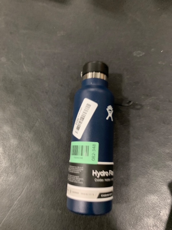 Photo 1 of Hydro Flask Water Bottle - Insulated Stainless Steel - Non Spill, Leakproof in 21 Oz Indigo Blue