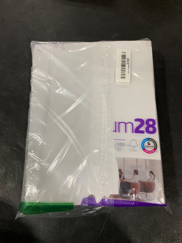 Photo 1 of HP Printer Paper | 8.5 x 11 Paper | Premium 28 lb | 1 Ream - 500 Sheets | 100 Bright | Made in USA - FSC Certified | 205200R