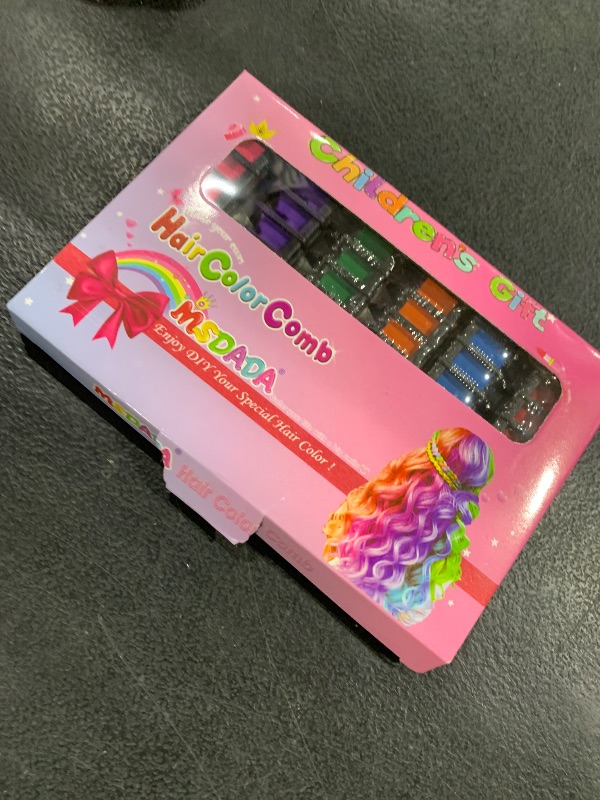 Photo 1 of New Hair Chalk Comb Temporary Hair Color Dye for Girls Kids, Washable Hair Chalk for Girls Age 4 5 6 7 8 9 10-12 Birthday Christmas New Year Cosplay Hair DIY Party