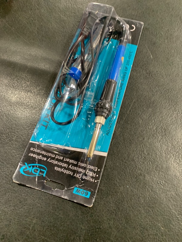 Photo 1 of LDK Soldering Iron Kit Electric 60W 110V Adjustable Temperature Soldering Gun Welding Tools, 5pcs Replacement Tips and Solder Wire (Basic)