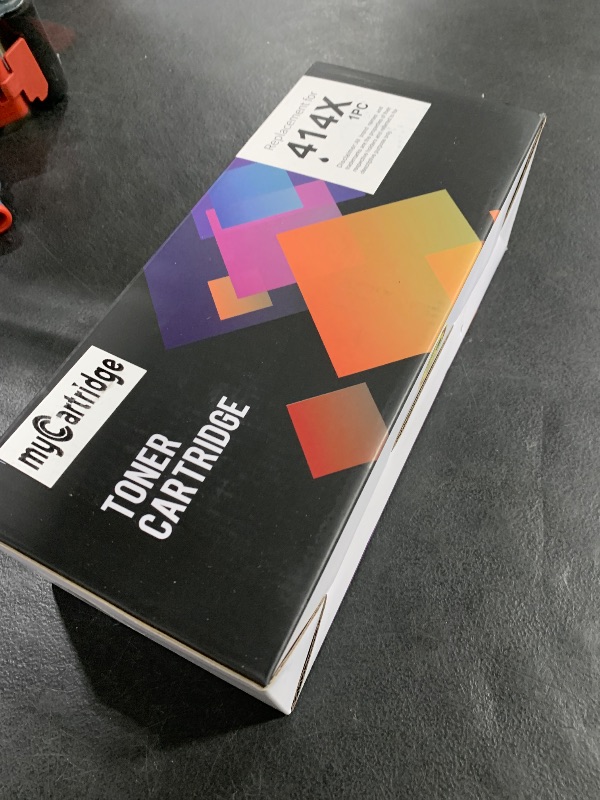 Photo 1 of 414X Toner Cartridges High Yield (with Chip) Compatible Replacement for HP 414X 414A for Color Laserjet Pro MFP M479fdw M479fdn M479dw Pro M454dw M454dn M479 M454 Printer Ink W2020X W2020A (1 Pack)