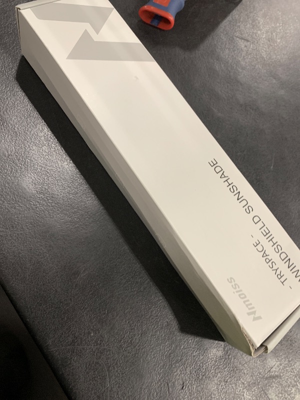 Photo 1 of [2025 Upgrade] Nmoiss Windshield Sun Shade Umbrella - [Vinyl Coating Heat Shield] Protect Car from Sun Rays & Heat Damage Keep Cool and Protect Interior, Spring Structure Edge Medium 56" L x 31" W