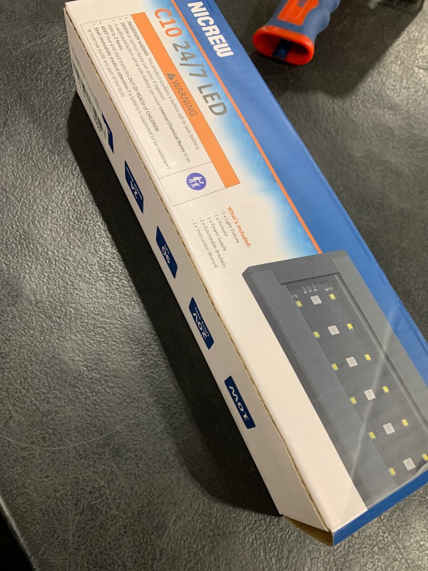 Photo 1 of NICREW C10 24/7 LED Aquarium Light for Plants, 12-18 Inches, Full Spectrum Fish Tank Light with Timer, Brightness Adjustable