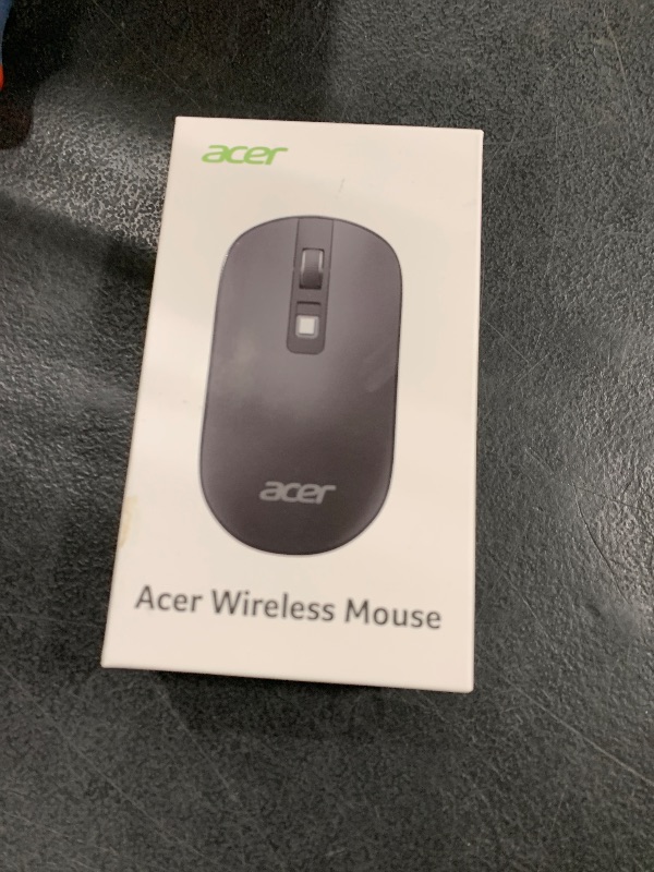Photo 1 of acer Computer Mouse Wireless, 2.4G Slim USB Wireless Mice with USB Receiver, 800/1200/1600 Adjustable DPI Optical Laptop Mouse with 4 Buttons, Portable for Laptop, Desktop, PC