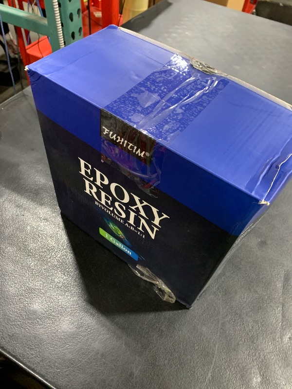 Photo 1 of Epoxy Resin 1 Gallon - Crystal Clear Epoxy Resin Kit - Self-Leveling, High-Glossy, No Yellowing, No Bubbles Casting Resin Perfect for Crafts, Table Tops, DIY 1:1 Ratio