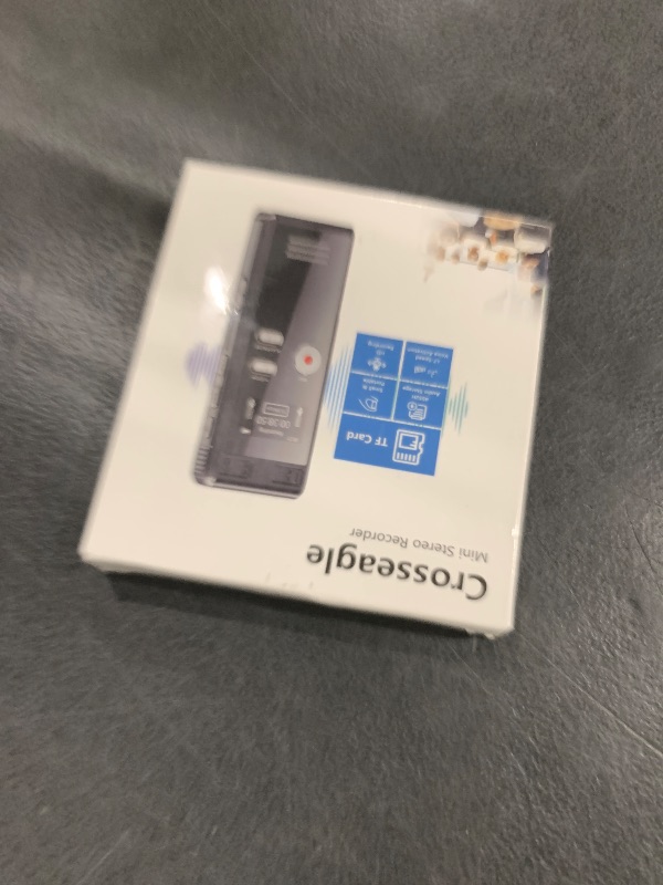 Photo 1 of 32GB Digital Voice Activated Recorder with Playback - 2776 Hours Audio Recording Device, 3072Kpbs HD Dual MIC Tape Recorder Device for Lecture A-B Repeat, MP3 Player, Password,?32GB TF Card Included?