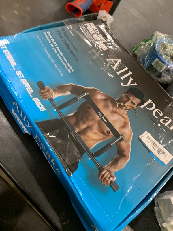 Photo 1 of Ally Peaks Pull Up Bar for Doorway | Thickened Steel Max Limit 440 lbs Upper Body Workout| Multi-Grip Strength| Indoor Chin-Up Bar Fitness Trainer for Home Gym Portable