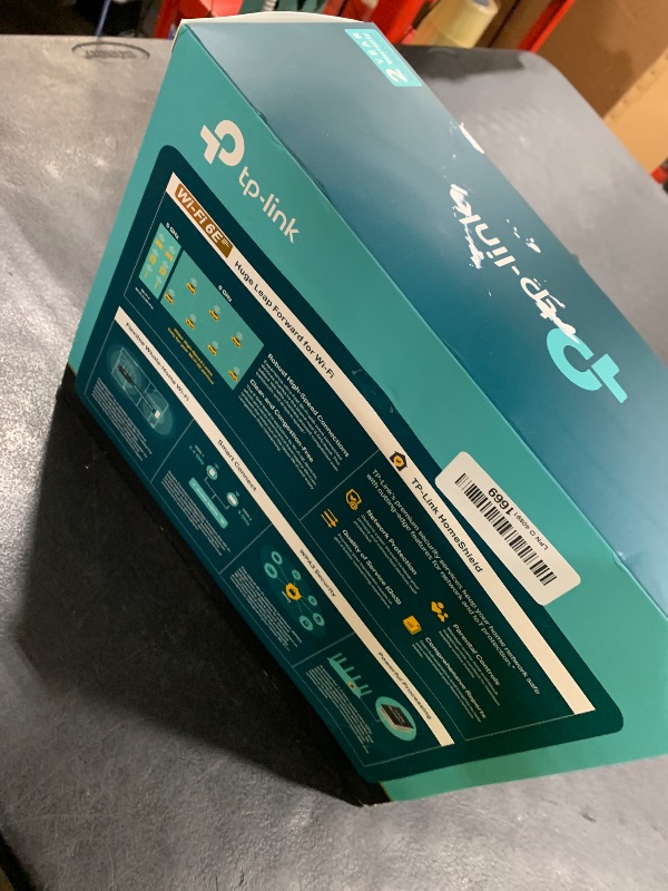 Photo 1 of TP-Link AXE5400 Tri-Band WiFi 6E Router (Archer AXE75)- Gigabit Wireless Internet for Gaming, VPN, OneMesh, WPA3