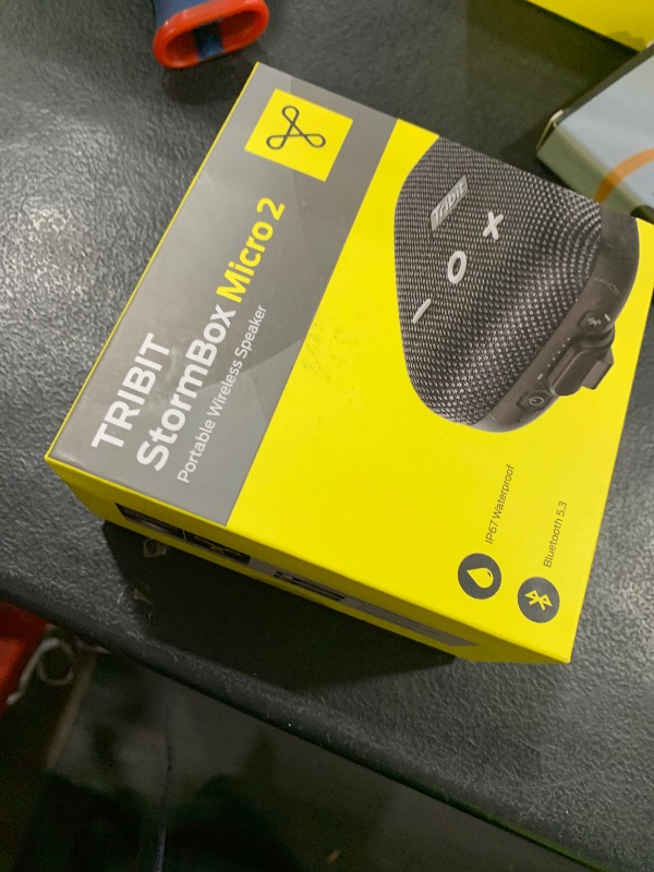 Photo 1 of Tribit StormBox Micro 2 Wireless Portable Speaker: 10W Loud Deep Bass Sound, IP67 Waterproof Bike Speaker with Bluetooth 5.3, 12H Playtime, TWS Pairing for Camping Travel Hiking