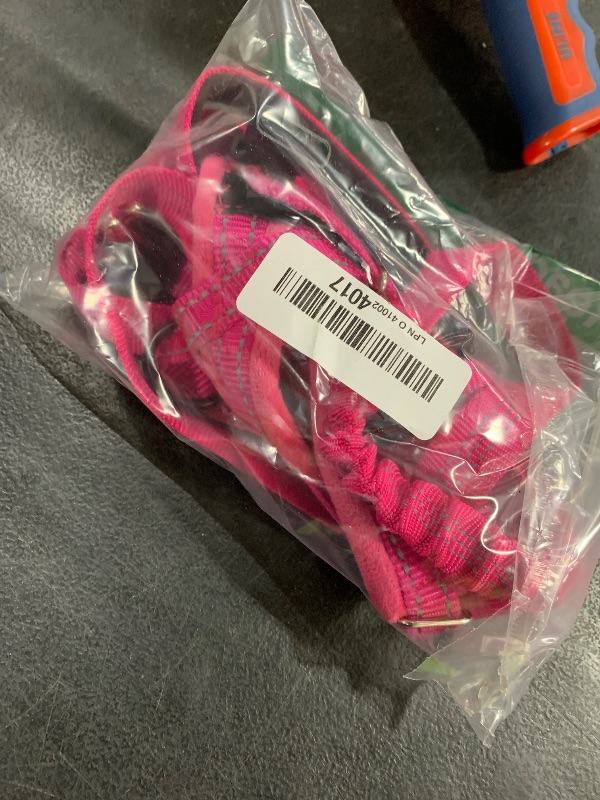 Photo 1 of SlowTon No Pull Small Dog Harness and Leash Set, Puppy Soft Vest Harness Neck & Chest Adjustable, Reflective Lightweight Harness & Anti-Twist Pet Lead Combo for Small Medium Dogs (Fuchsia, XXS)