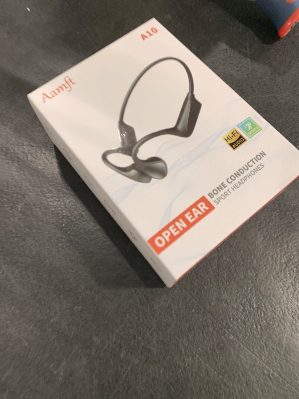 Photo 1 of Aamft Bone Conduction Headphones - 2025 Upgraded Bluetooth 6.0 Open Ear Headphones with HD Mic, 12hrs Playtime, IPX6 Waterproof Wireless Bone Headphones for Running,Workout,Sport,Gym,Driving,Hiking