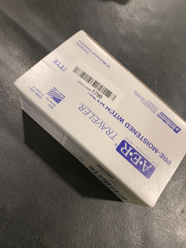 Photo 1 of Birchwood Laboratories 14-4200-50 A.E.R. Witch Hazel Towelettes , Box, 50, Towelettes, 5" x 5"