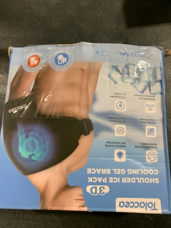 Photo 1 of Shoulder Ice Pack Wrap with Triple Coldfocus Expert Gel for Long-Lasting Rotator Cuff Cold Therapy, Shoulder ice Brace Rotator Cuff Cold Therapy for for Pain Relief, Post Recovery (Universal)