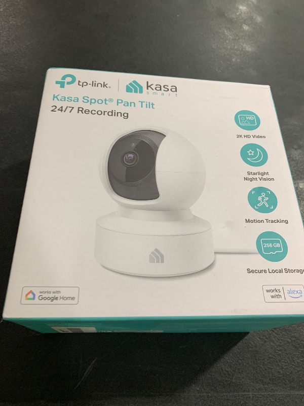 Photo 1 of Kasa 2K QHD Security Camera Pan/Tilt, Starlight Sensor for Color Night Vision, Motion Detection for Baby & Pet Monitor, SD/Cloud Storage, Works with Alexa & Google, Free Expert Support (KC410S)