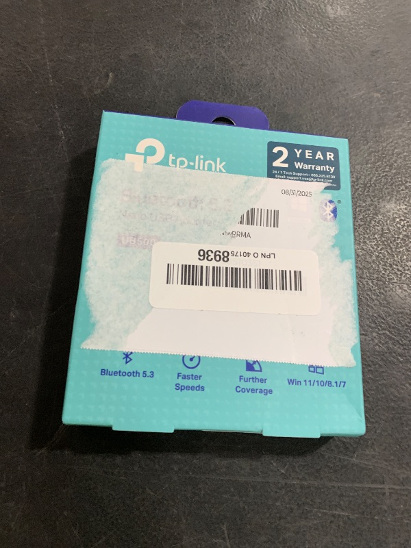 Photo 1 of TP-Link USB Bluetooth Adapter for PC - Bluetooth 5.3 Dongle Receiver, Plug and Play, Nano Design, EDR & BLE, Supports Windows 11/10/8.1/7 for Desktop, Laptop, PS5/PS4/Xbox Controller (UB500)