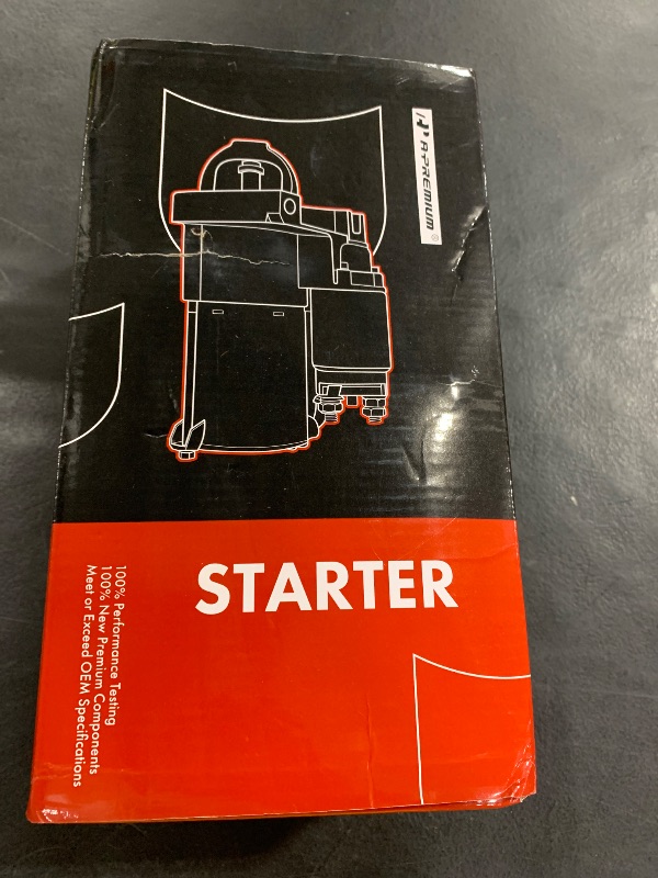 Photo 1 of A-Premium Starter Motor Compatible with Kia Soul 2010-2012, Rio 2012 & Hyundai Accent 2012-2013, Veloster 2012-2013, 1.6L Only, 12V 0.85KW 8 Teeth Clockwise, Replace# 1195239, LRS02571