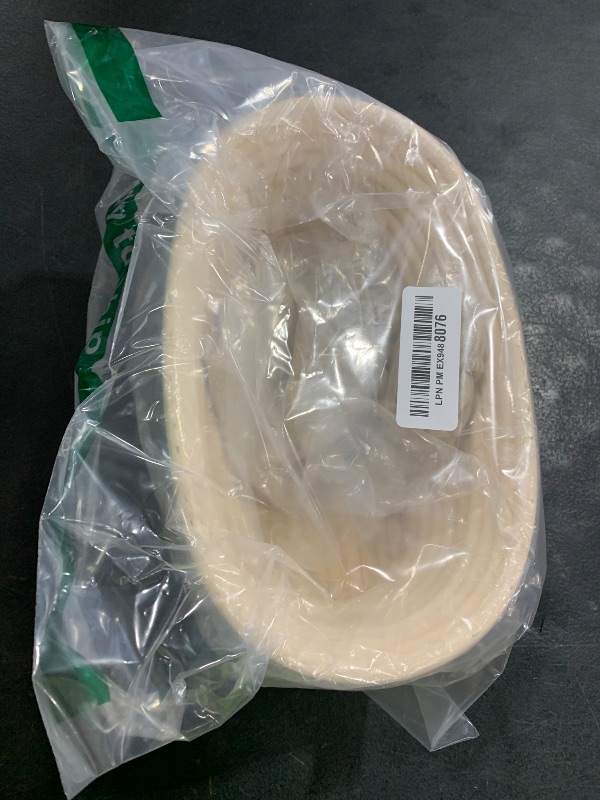 Photo 1 of DOYOLLA Bread Proofing Baskets Set of 2 10 inch Oval Shaped Dough Proofing Bowls w/Liners Perfect for Professional & Home Sourdough Bread Baking