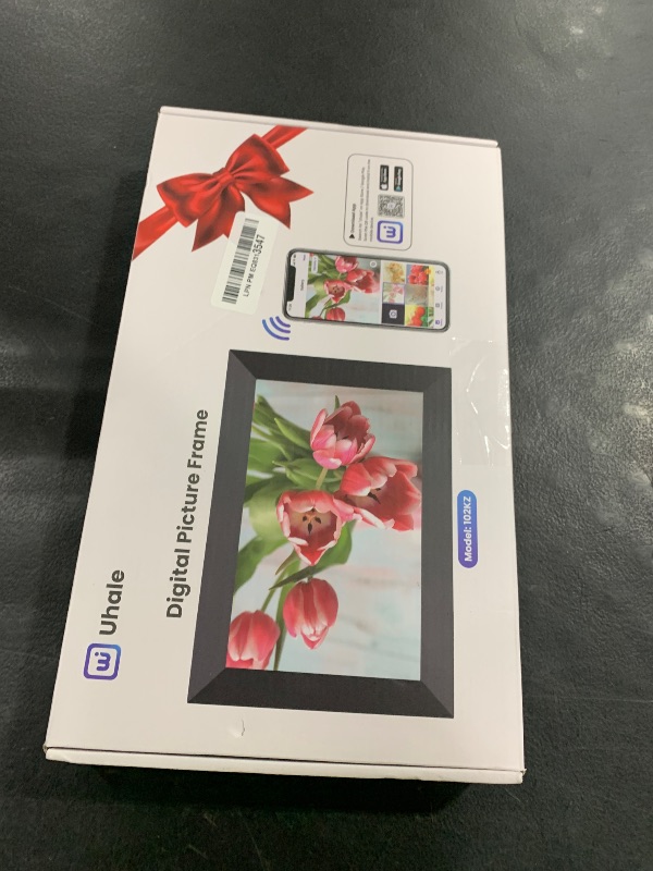 Photo 1 of Uhale Digital Picture Frame 32GB Storage 10.1 Inch WiFi Electronic Photo Frames SD Card Slot IPS Touch Screen HD Display Auto Rotate Slideshow Share Videos Photos Instantly Send Wishes Remotely