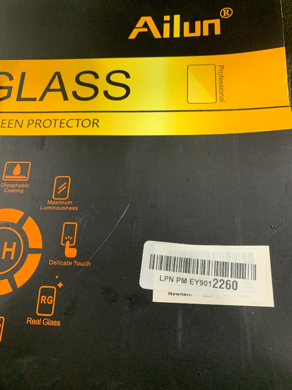 Photo 1 of Ailun Screen Protector for iPad 11th A16 2025 [11 Inch] / 10th Generation 2022 [10.9 Inch], Tempered Glass [Face ID & Apple Pencil Compatible] Ultra Sensitive Case Friendly [2 Pack]