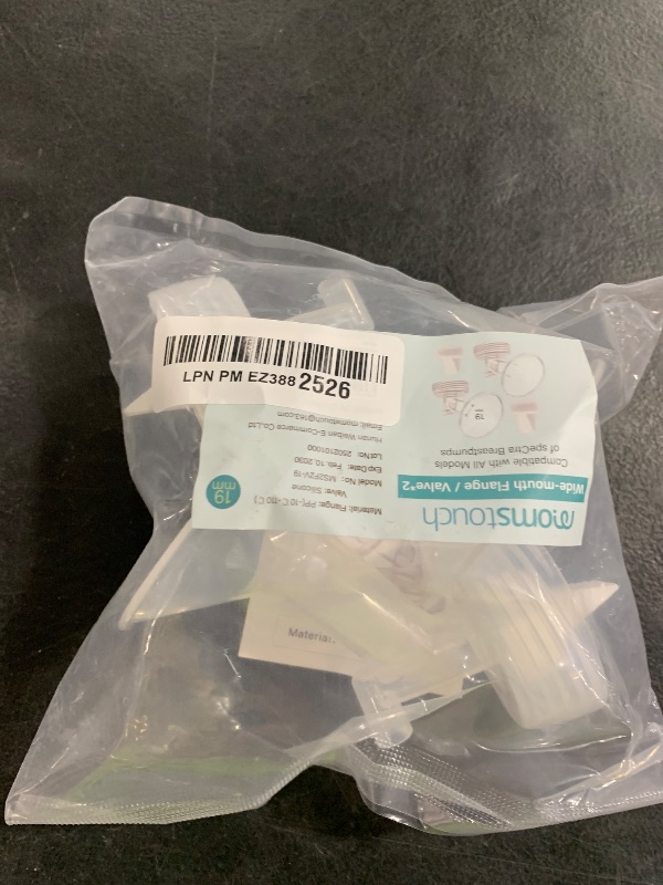 Photo 1 of Momstouch 19mm Flange and Duckbill Valve Compatible with Spectra S1 S2 9 Plus Breastpump Replacement to Spectra Pump Parts, Not Original, Replace Spectra Accessories.