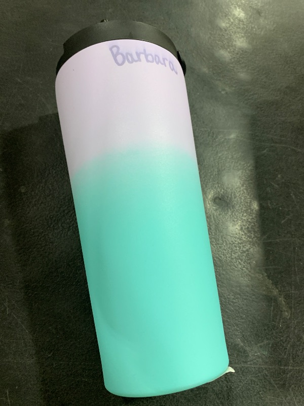 Photo 1 of Konokyo 22 OZ Insulated Tumbler with Lid and 2 Straws Stainless Steel Water Bottle Vacuum Travel Mug Coffee Cup,Lavender Green