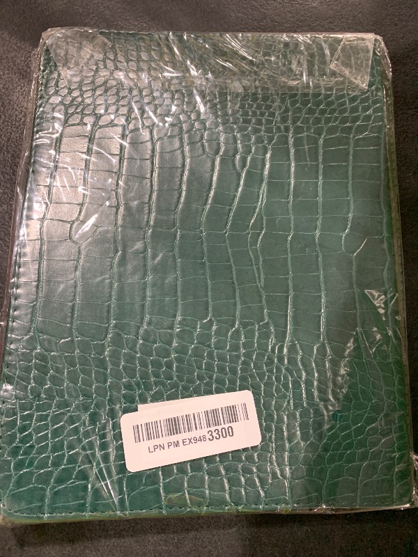 Photo 1 of Deokke Premium Leather Compatible with iPad (A16) 11th Generation 11 Inch Case 2025,iPad 10th Generation 10.9 Inch Case 2022,Pencil Holder Folio Crocodile Auto Sleep/Wake Cover Women Girls-Dark Green