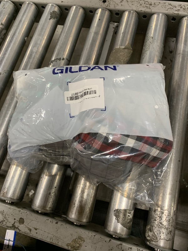 Photo 1 of Gildan Men's Underwear Boxers, Multipack, Mixed Red/Blue Assorted (Pack of 10), Large
