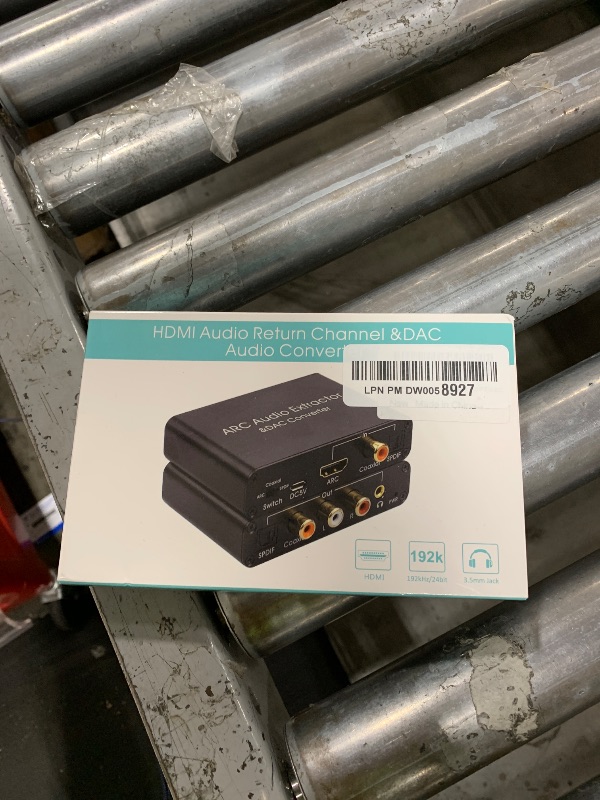 Photo 1 of Converter HDTV-Compatible Audio Adapter DAC ARC L/R Coaxial SPDIF Jack Extractor Return Channel 3.5mm Headphone for TV(Cable not Included)