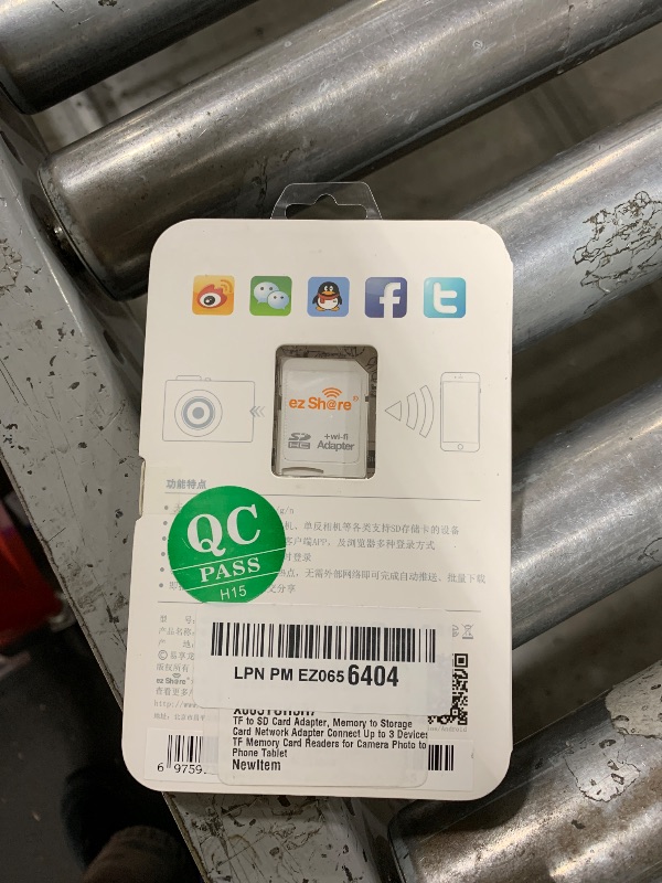 Photo 1 of TF to SD Card Adapter, Memory to Storage Card Network Adapter Connect Up to 3 Devices, TF Memory Card Readers for Camera Photo to Phone Tablet