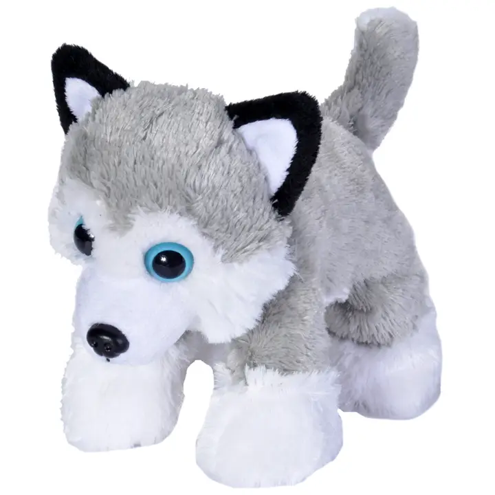 Photo 1 of Stuffed Toy Husky With Button Noises (Batteries Needed)