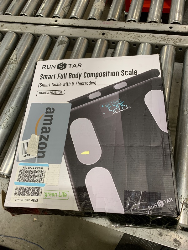 Photo 1 of Runstar Scale for Body Weight and Fat, BMI Muscle Mass to 28 Measurements, FSA&HSA Eligible Digital Bathroom Scales 8-Electrode with Voice Prompt High Accurate Bluetooth Weight Scale
