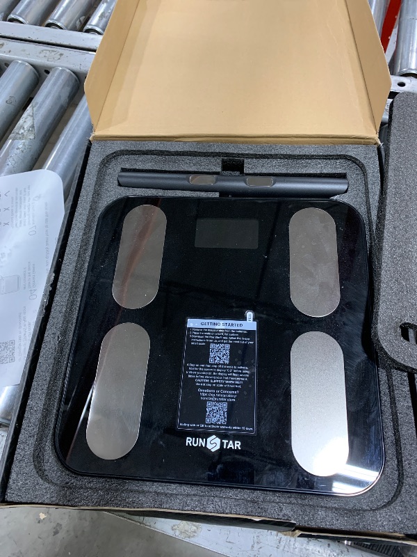 Photo 1 of Runstar Scale for Body Weight and Fat, BMI Muscle Mass to 28 Measurements, FSA&HSA Eligible Digital Bathroom Scales 8-Electrode with Voice Prompt High Accurate Bluetooth Weight Scale