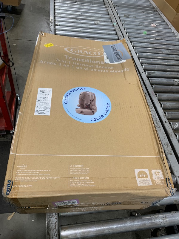 Photo 1 of Graco Tranzitions 3-in-1 Harness Booster Car Seat, Forward Facing Car Seat, Highback, to Backless Booster, Cinder