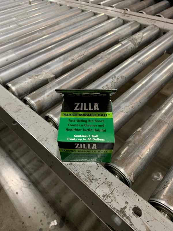 Photo 1 of Zilla Pet Turtle Miracle Ball, Odor and Sludge Remover, for Cleaner and Healthier Turtle Habitats and Aquariums, Treats up to 50 Gallons