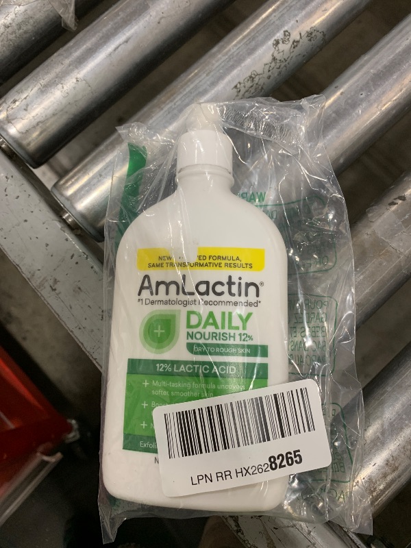 Photo 1 of AmLactin Daily Nourish 12% - 14.1 oz Body Lotion with 12% Lactic Acid - Exfoliator and Moisturizer for Dry Skin (Packaging May Vary)?