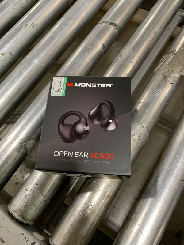 Photo 1 of Monster Open Ear AC600 Headphones,Bluetooth 5.4 Wireless Earbuds with HiFi Stereo,Clip-On Earbuds with ENC Clear Call,21H Playtime,Touch Control,IPX6 Waterproof Wireless Headphone for Outdoor Exercise