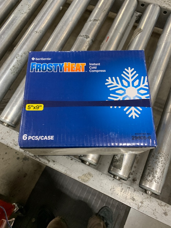 Photo 1 of Instant Ice Packs for Injuries (5" x 9") - 6 Pack of Disposable Cold Compress Ice Packs for Sprains, Strains, Contusions, Minor Burns, Toothaches, and More