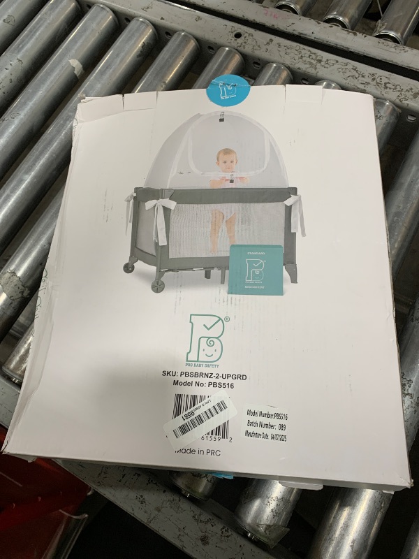 Photo 1 of Mini Crib and Pack and Play Tent, Net Canopy to Keep Baby from Climbing Out, Breathable Mesh with Auto-Lock Zipper and Latch, Safety Tent for Travel and Sleep (Mosquiteros para Cunas de Bebes)
