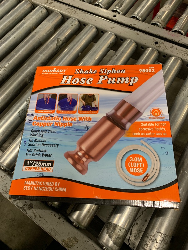 Photo 1 of HORUSDY Diesel Mechanical Gas Siphon 10FT Multi-Purpose Super Easy Siphon Pump,3/4" Valve Virgin Grade Tubing Safe