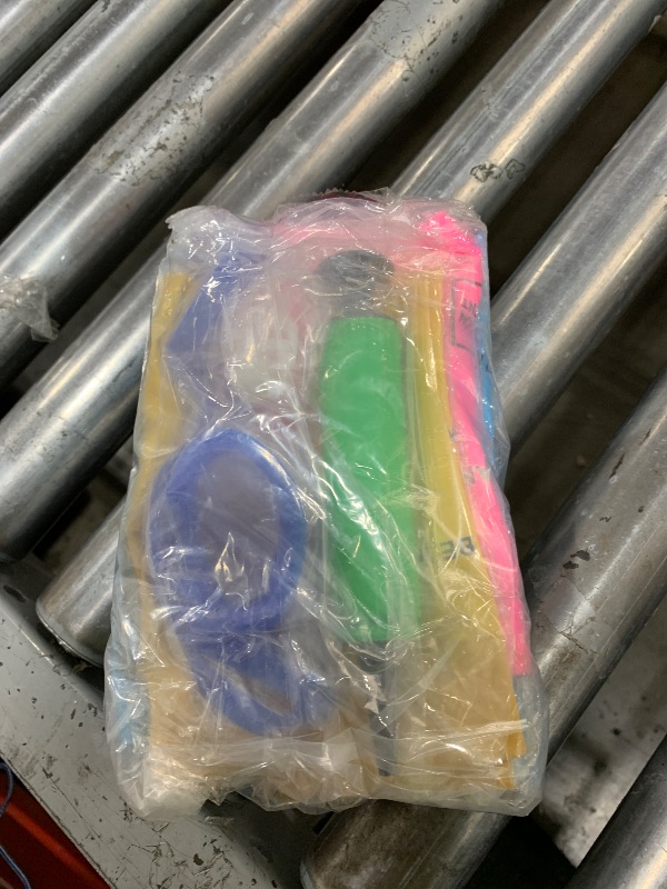 Photo 1 of 6 Pack Arm Floaties for Adults, PVC Inflatable Swimming Floats Arm Bands with 2 Swimming Goggles, Floaties for Pool Summer Party