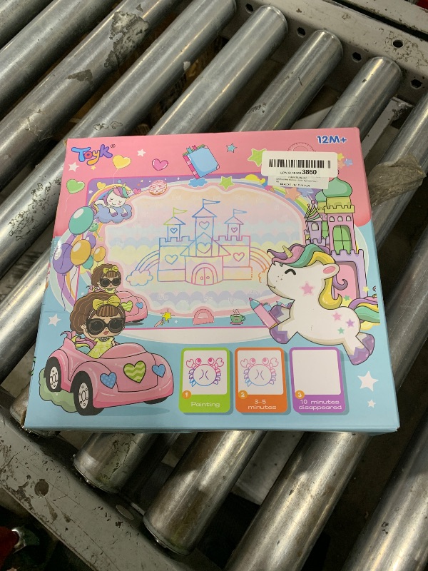 Photo 1 of Water Doodle Mat- Kids Painting Writing Doodle Board Toy - Color Drawing Mat Bring Magic Pens Educational Toys for Age 3 4 5 6 7 8 9 10 Year Old Girls Boys Toddler Present