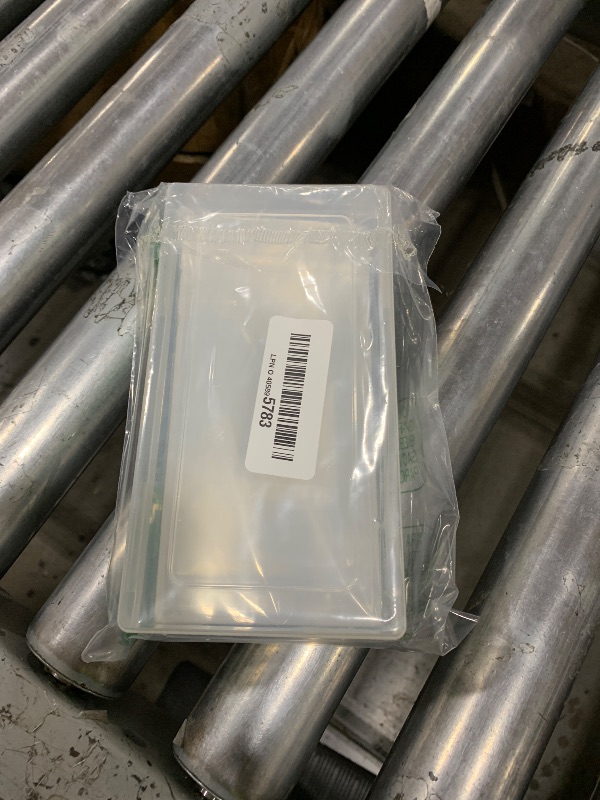 Photo 1 of 100 Pack Paper Money Holders with Plastic Storage Case, Clear Thicken Paper Money Currency Collection Sleeves Protector OPP Bag