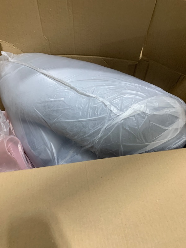 Photo 1 of MOON PARK Pregnancy Pillows for Sleeping - U Shaped Full Body Maternity Pillow with Removable Cover - Support for Back, Legs, Belly, HIPS - 57 Inch Pregnancy Pillow for Women - Grey