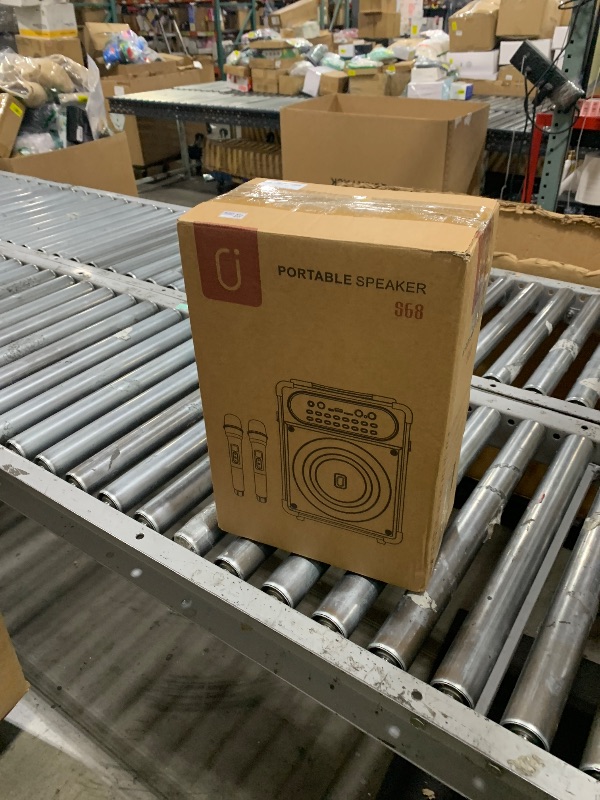 Photo 1 of HWWR Karaoke Machine with 2 Microphones, Portable Bluetooth 5.3 Karaoke Speaker for Outdoor Events,Gatherings and Parties, PA System with Echo Adjustment for Adults, Stage-subwoofers