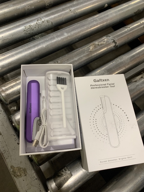 Photo 1 of Dermaplaning Tool for Women - Facial Exfoliation & Peach Fuzz Hair Removal with Rechargeable Sonic Edge Technology, 10 Refill Blades