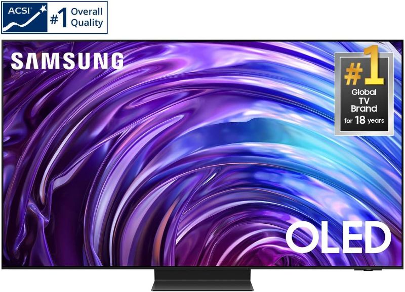 Photo 1 of Samsung 77-Inch Class OLED 4K S95DD Series HDR Pro Smart TV w/Dolby Atmos, Object Tracking Sound+, Motion Xcelerator, Real Depth Enhancer, 4K AI Upscaling, Alexa Built-in (QN77S95DD, 2024 Model)
